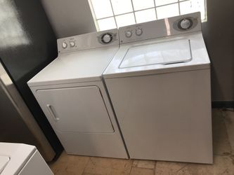 White washer and dryer set/ 90 day warranty