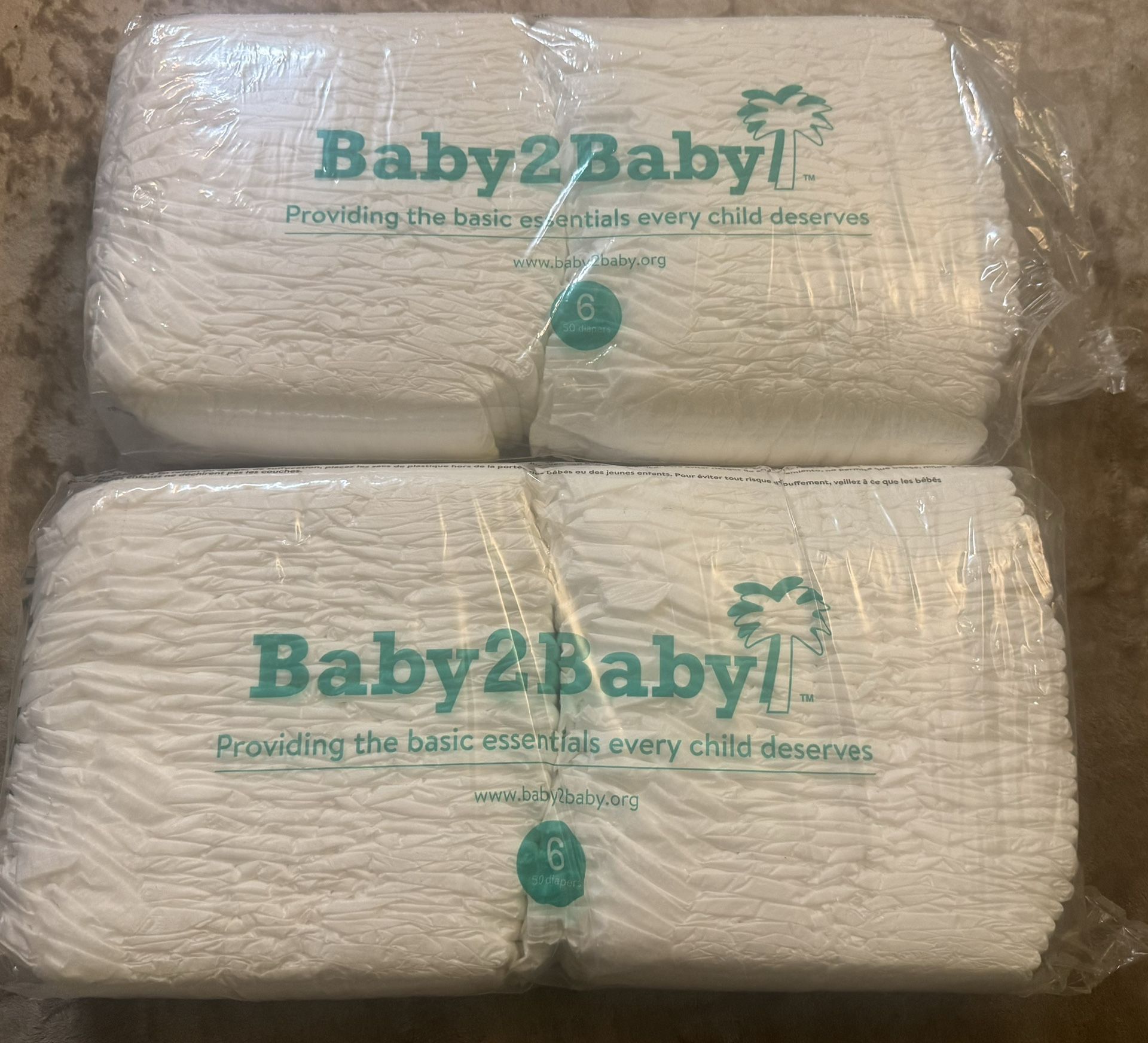 Size 6 diapers / 100 diapers Economical brand