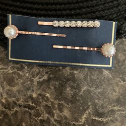 Pearl And Clear Rhinestone Hair pins For That Nice Special Event 