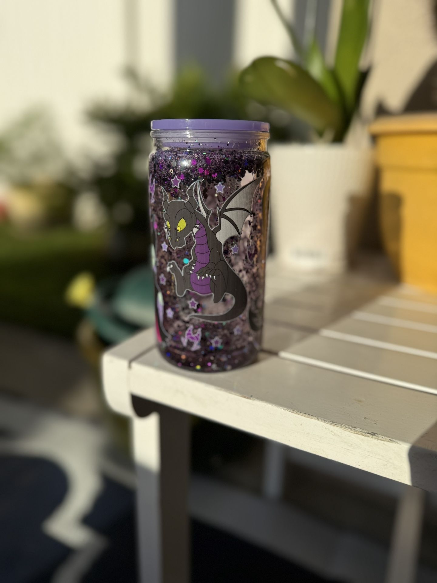 Glitter Cup Maleficent