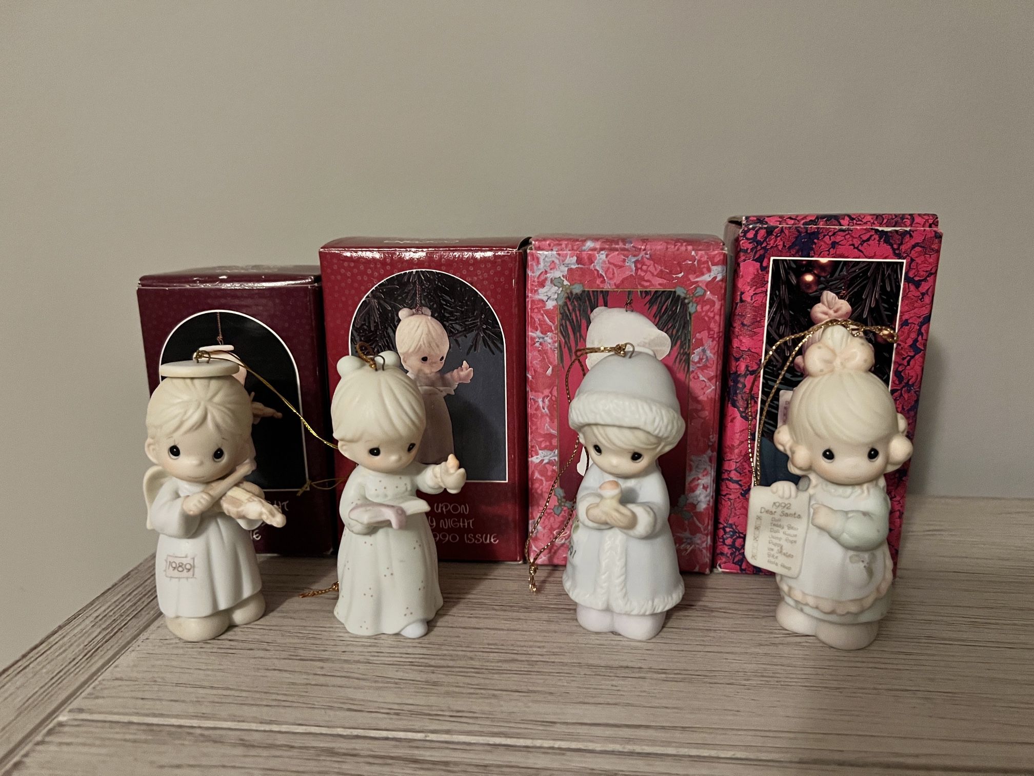 Precious Moments Dated Christmas Ornaments