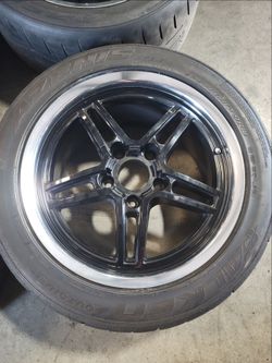 Wheels Corvette 17x9 5-4.75 7 inch backspace x4