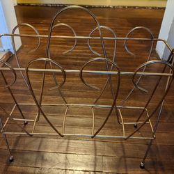 Brass Or Metal Vintage Magazine Holder In San Fernando 91340 