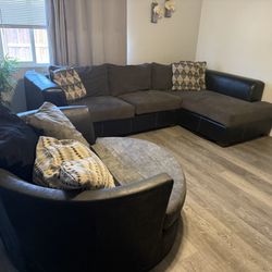 sectional couch and swivel couch 