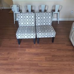 2 Accent Chairs 