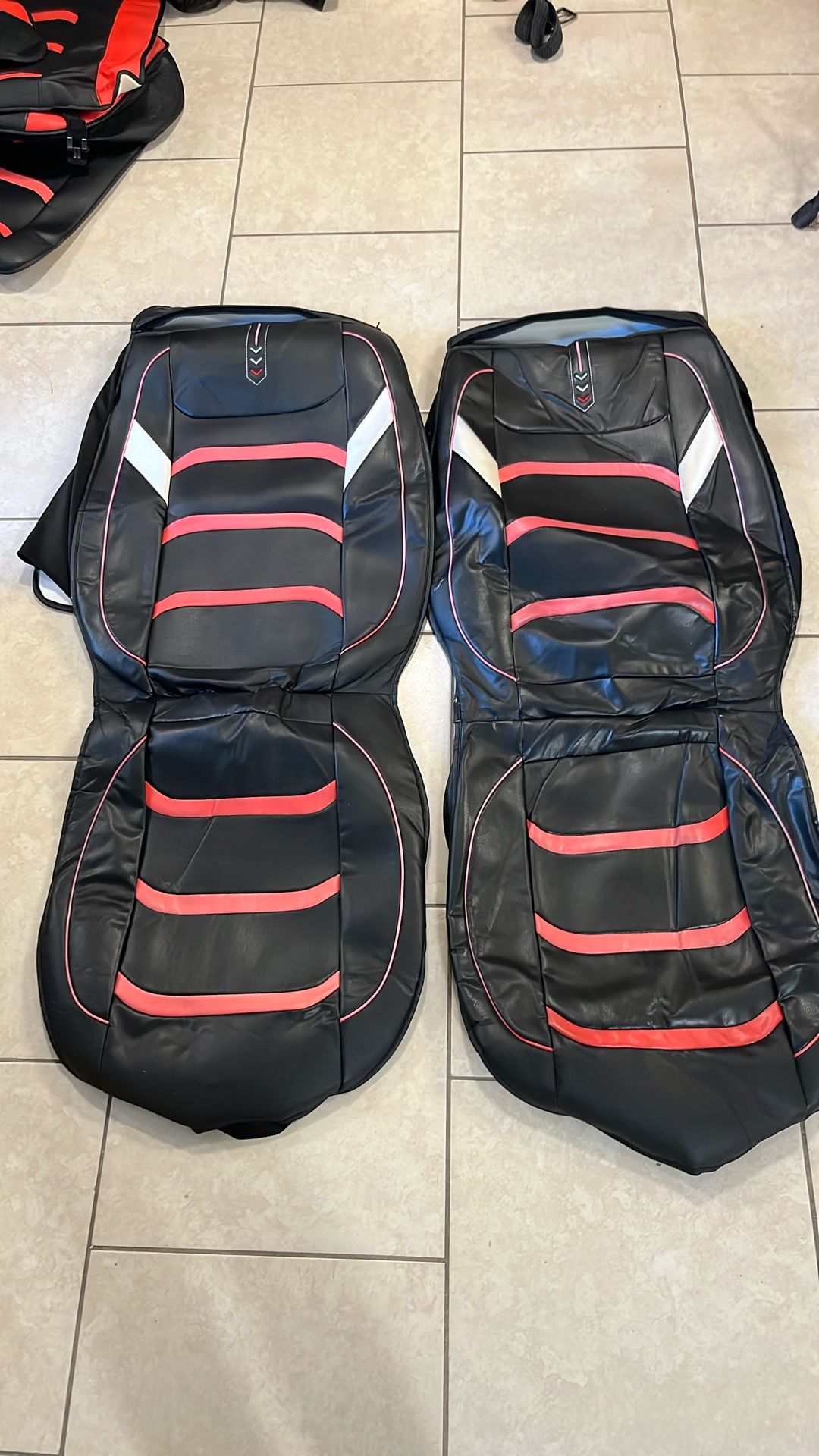 Red And Black Universal Car Seat Covers