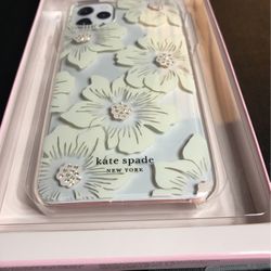 Kate Spade Hard Shell Case for Apple iPhone 11 Pro Max Hollyhock Floral Clear