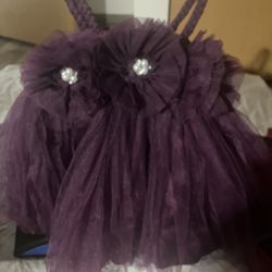 Purple Dress For Infant Girl