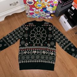 Takashi Murakami x NTWRK Christmas Wool Sweater