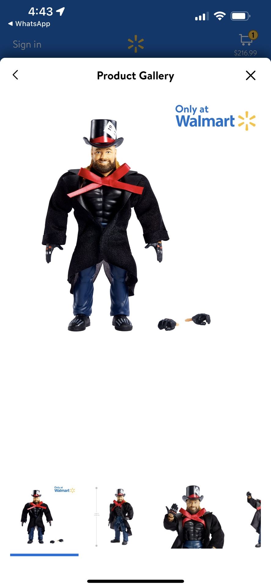 WWE Superstars Bray Wyatt Action Figure (Walmart Exclusive) $