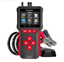 OBD 2 and battery tester, for cars, trucks, motorcycles, vans, scanner, tester, mechanic, (DONOSHOME) NEW DH-77