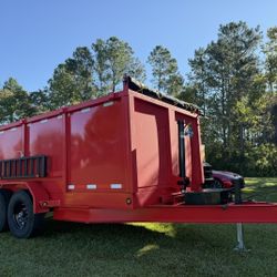 7x16 Dump Trailer 14,000 GVWR