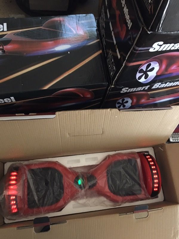 Brand new Bluetooth hover board, Hoverboard, with bumper led lights and Bluetooth capability.