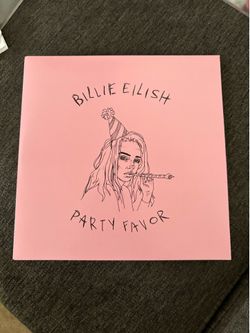 Billie Eilish 7 Inch Vinyl Record Party Favor Hot Line Blink Pink
