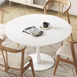 White round table