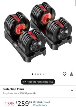 TYZDMY Adjustable Dumbbells Set of 2，Free Weights Dumbbells Set，Adjustable Dumbbell Set，52.5 lbs pair 105 lbs，15 in 1，for Men/Women Gym Equipment for 