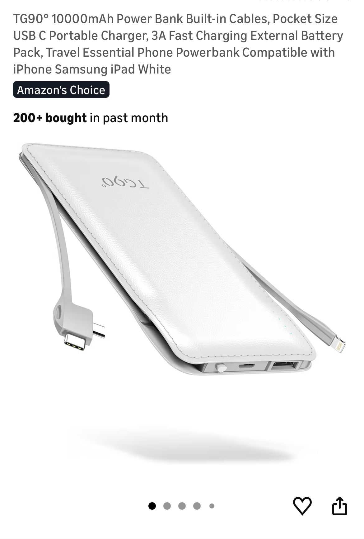 10000mAh Portable Charger