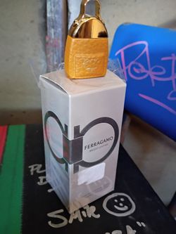 Ferragamo bright leather and small mcm