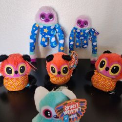 Owl,  Sloth, Squeaky Toy