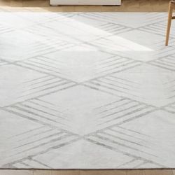 9x12 Boho Area Rug Non Shedding Washable Rug Non Slip Backing Modern Geometric Carpet Bohemian Thin