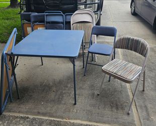 Card Tables and Chairs