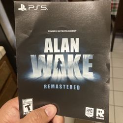 Alan Wake Remastered Digital Code