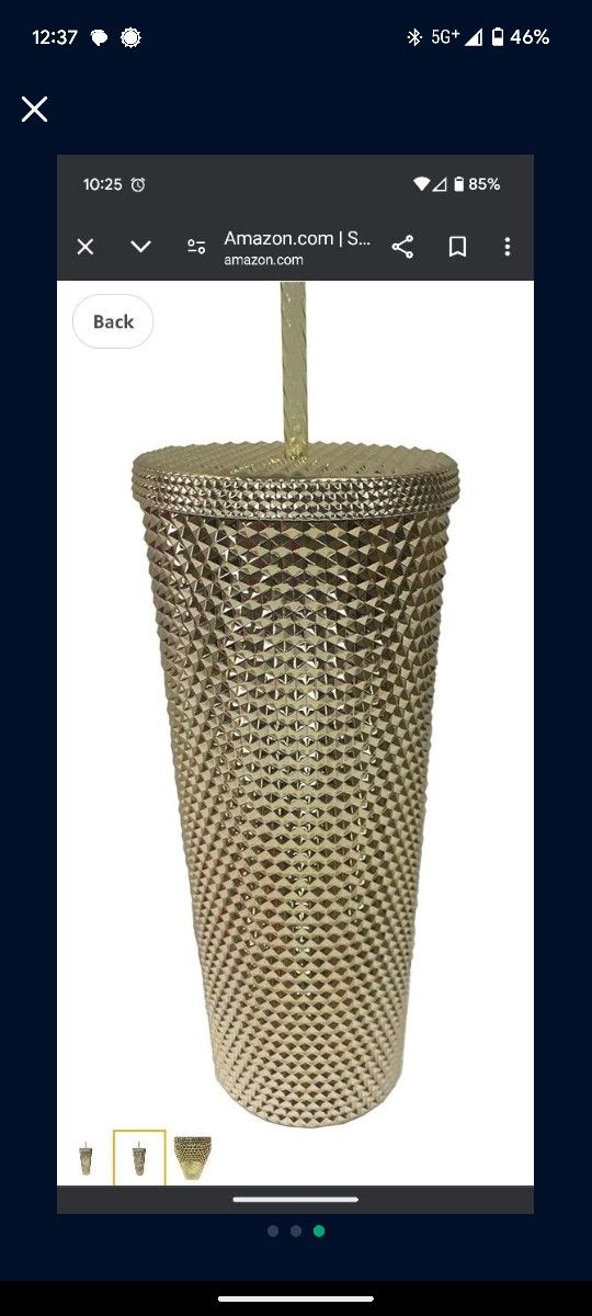 Gold Starbucks Cup New 2022