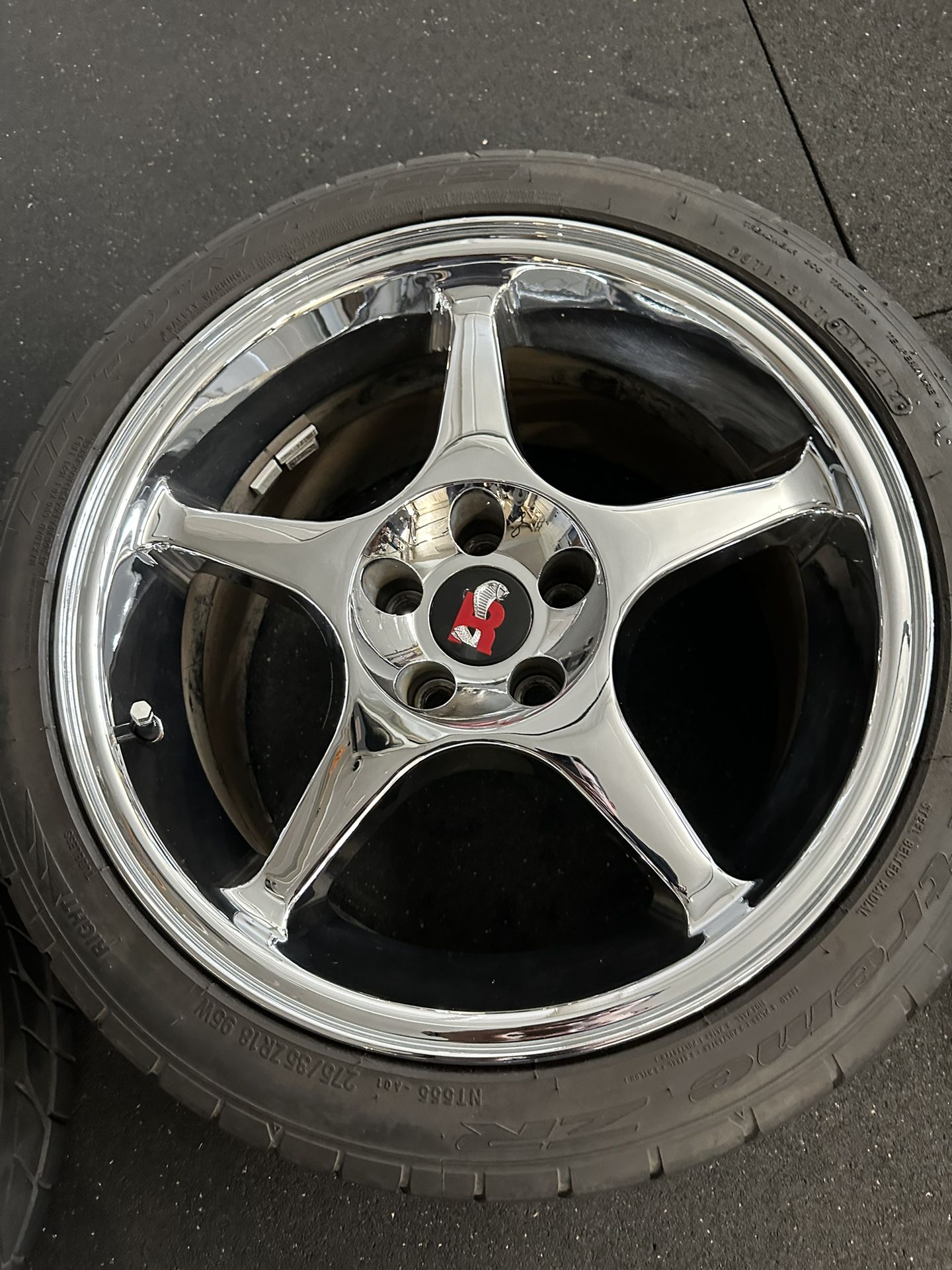 Original Chrome 2000 Cobra R Oem Wheels And Tires