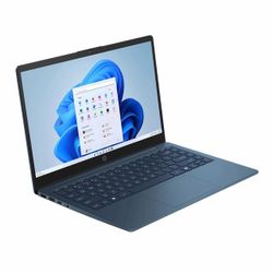 HP 14” Laptop Intel N150 4GB RAM 128GB Windows 11 – Waterfall Blue