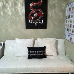 White Convertible Futon