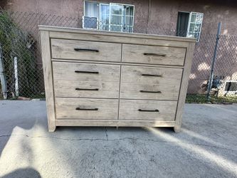 Ashley Double Dresser Chest Of Drawers Cabinet 