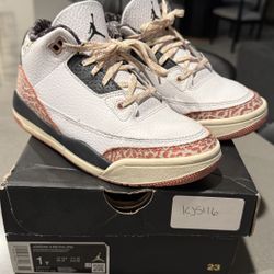 Girls Jordan 3 Retro Vintage Floral (GS) 1Y