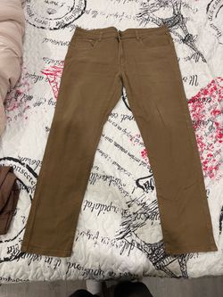 Brown Straight Leg Pants
