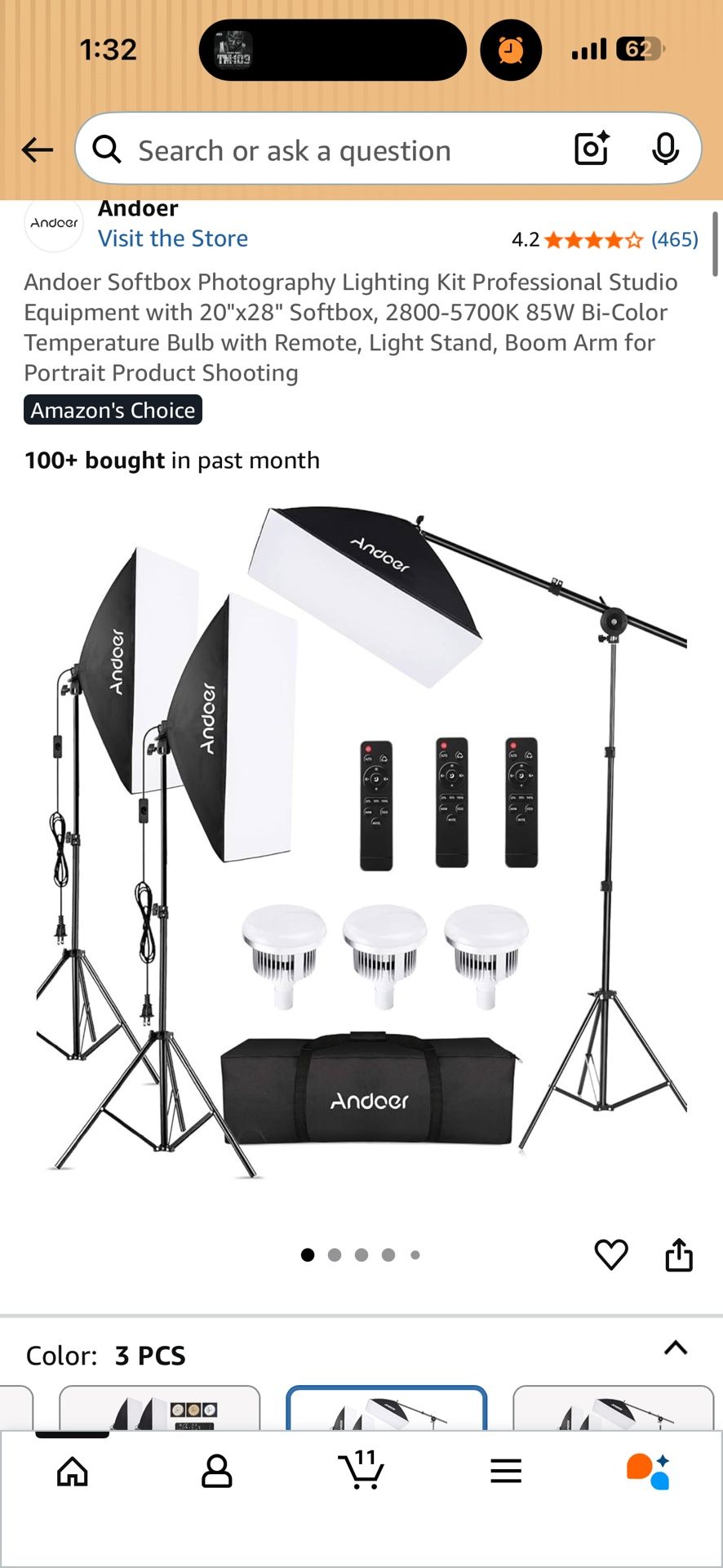Photography Lighting Kit