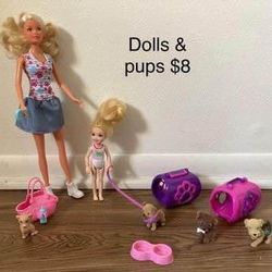 Gently Used Dolls & Pups