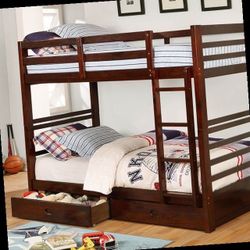 Twin Over Twin Bunkbed And Drawer Free Local Delivery