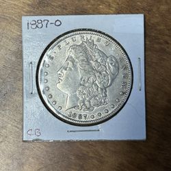 1887 O Morgan Silver Dollar.    90% Silver 