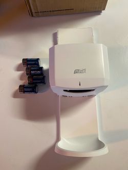 New Purell Wall Mount Hand Sanitizer Dispenser – Batteries Included