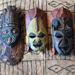 African Mask Collection and Mudcloth 