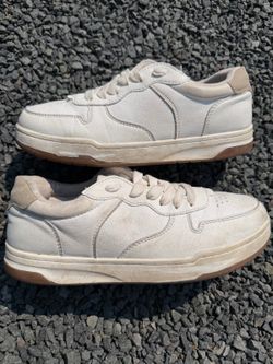 Madewell The Court Sneaker In White Leather Size 8W 6.5M