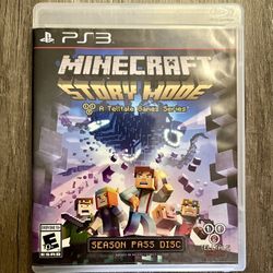 Minecraft Story Mode Video Game For PlayStation 3 (ps3)