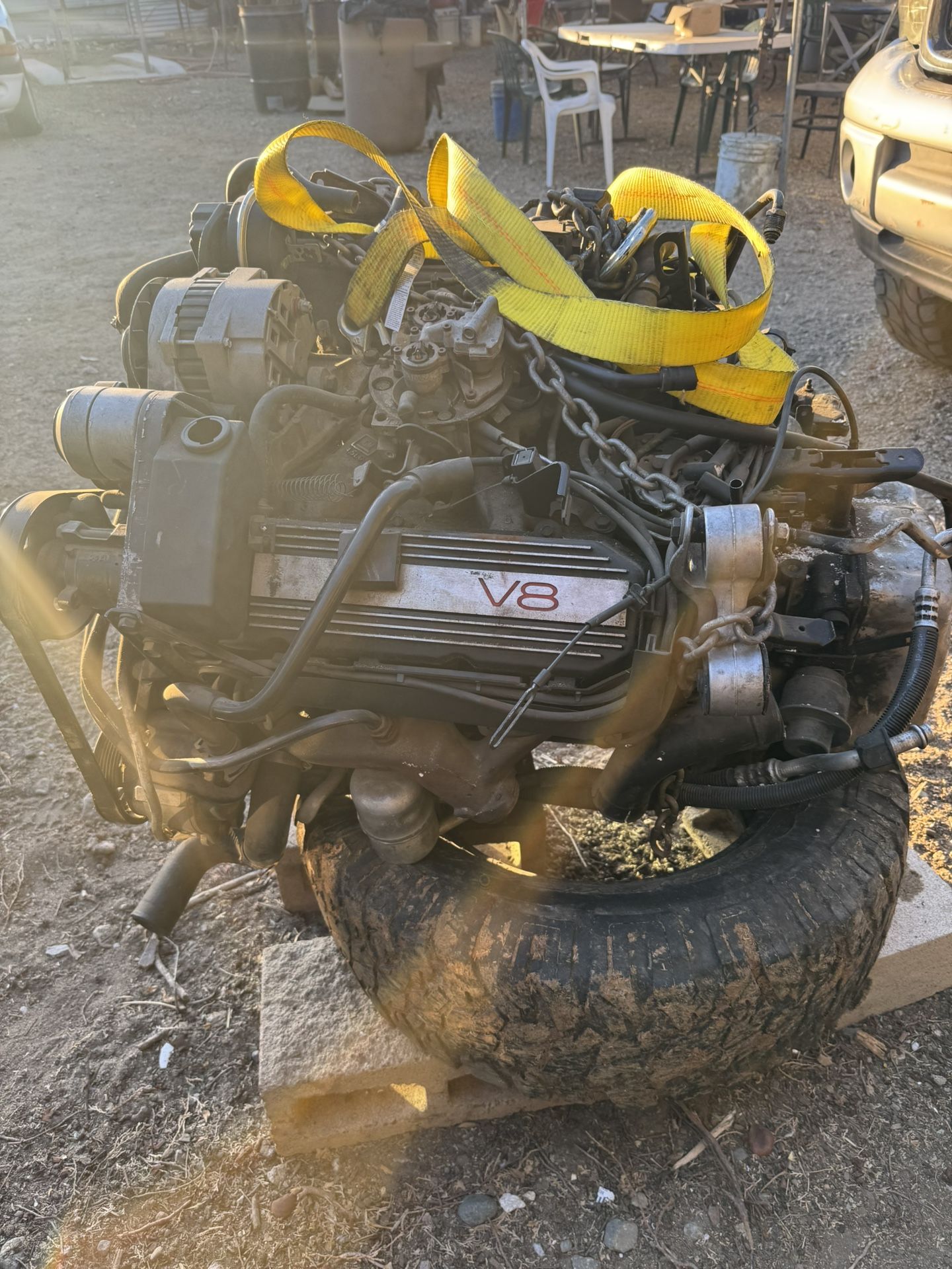 4.5 Cadillac Motor V8 Motor And Transmission