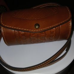 Patricia Nash Amateice Mini Roll Bag Western Italian Leather Handbag Purse