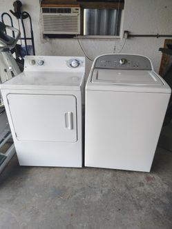 Whirlpool Washer & GE Dryer Set - Working Perfectly