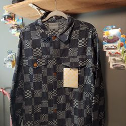 Damier Classic Louis Vuitton Denim Jacket