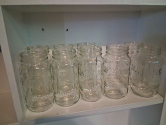 Classico Atlas Mason Jars (Lot of 9)