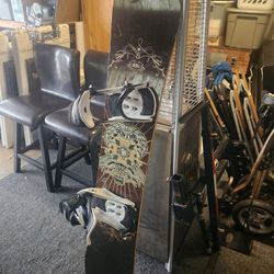 Snowboard Triple Nickel 159 With Bindings