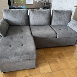 L-Shaped Couch With Storage