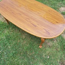 OAK COFFEE TABLE.  50.00 No Less