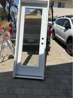 32” Patio door ( wood covered with steal)